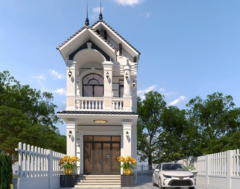 Các Mẫu Nhà 2 Tầng Mái Thái